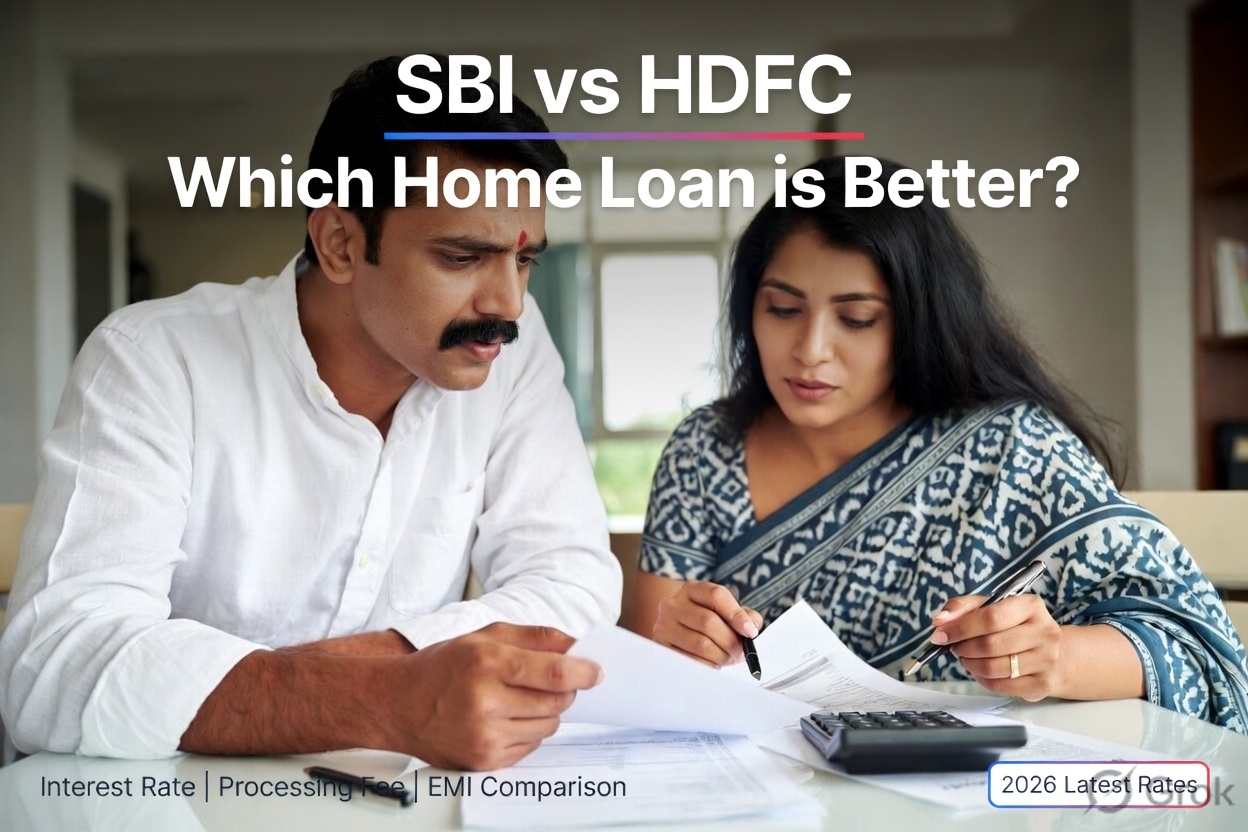 SBI vs HDFC Home Loan EMI Comparison (2026 Updated) — Which Bank Saves You More?